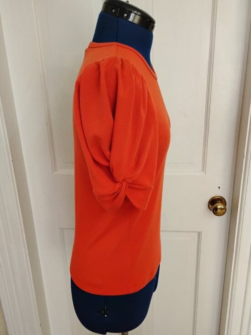 Karen Kane Hemp and Organic Cotton Puff Sleeve Tee - Picture 3 of 6